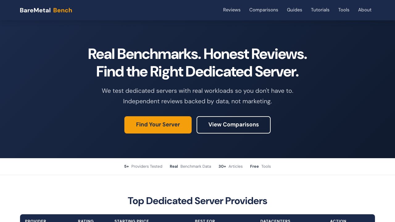 BareMetal Bench — Custom Build